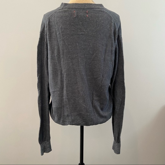 CUTTER & BUCK Grandpa Cardigan Button Down Oversized Slouchy Medium - Picture 2 of 7